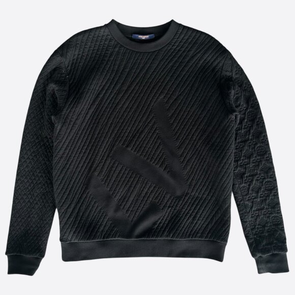 Louis Vuitton Black Arm Monogram Sweater - Picture 1 of 8